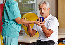Man in Physical Therapy